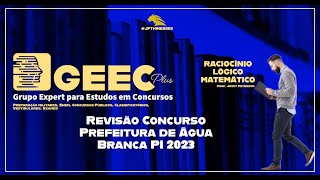 Revisão de RLM para o concurso da prefeitura de Água Branca PI 2023