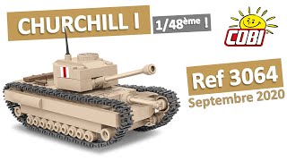 COBI 3064 Churchill MK1 au 1/48ème ! (World of Tanks), Test en français (2020)