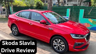 Skoda Slavia Drive Review | 1.0 TSI | Skoda Slavia Test Drive 2023 | Better than Honda City/Verna?