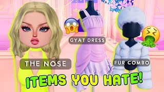 How To Style ITEMS YOU HATE in Dress To impress, DTI on Roblox