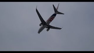 Malaysia Airlines Boeing 737-800 Landing in Manila