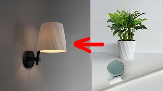 Wow.. Luar Biasa Lampu Dinding Murah dan Elegance dari Vase Tanaman dan Pipa PVC / Low Budget