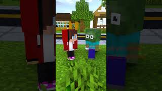 Mikey Or Green Turtle - Who's right ? -  Baby zombie minecraft animations