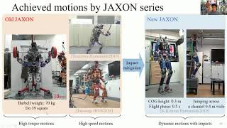 Drive trains design and low level joint control of JAXON series - Kunio Kojima