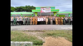 Kapolres Gorontalo Hadiri Apel Serentak Satkamling Wilayah Kabupaten Gorontalo Tahun 2023