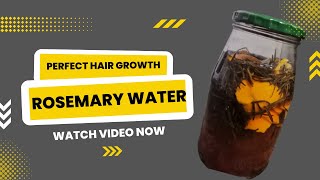 ROSEMARY WATER FOR EXTREME HAIR GROWTH!!! #shorts