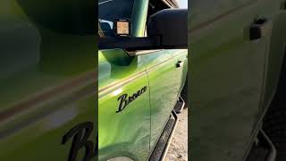 The perfect lighting💚Bronco Ford @ford @SupercarBlondie #ford #bronco