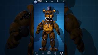 Golden Freddy 100%-0% #fnaf #fivenightsatfreddys #fnafedit #fnafar