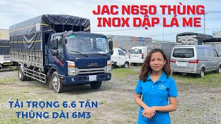 Xe Tải Jac N650 Plus - Tải 6 Tấn 5 thùng bạt Inox - 6.5 Tấn Thùng Dài 6m3