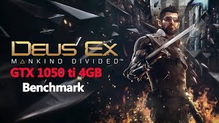 Deus Ex Mankind Divided nvidia gtx 1050 ti i7 7700hq benchmark