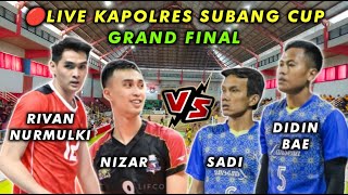 🔴Live FINAL KAPOLRES CUP | RIVAN NURMULKI, NIZAR vs DIDIN BAE, SADI