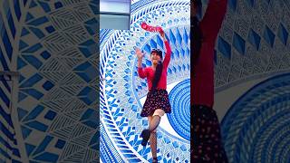 Crazy 😜 mix of two songs in front of a mind-bending mural. Finale w/hula hoops.