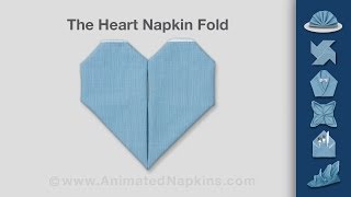 Napkin Folding | How to Make a Heart