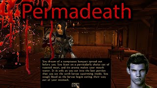 Morrowind 400+ Mods Permadeath - Becoming a vampire (No Commentary)