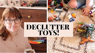 VLOGMAS-ISH🎄 PRE-CHRISTMAS TOY DECLUTTER AND STORAGE ROOM DECLUTTER | Decluttering WITHOUT My Kids!