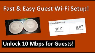 Grandstream Access Point: Setting Up Guest Wi-Fi with 10 Mbps Bandwidth Reservation