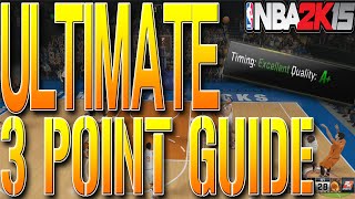 NBA 2K15 Tips: ULTIMATE 3 POINT GUIDE! How To Make Three's Consistently EVERYTIME (GLITCH TUTORIAL)