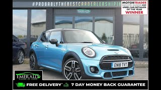 2018 18 MINI HATCH COOPER 2.0 COOPER S 5D 190 BHP/EN18 TVT