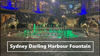 The beautiful fountain outside Harbourside shopping centre (September 2022)