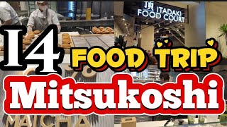 Food Trip Mitsukoshi Mall #thematchatokyo in BGC #sharedmoments  #mustvisit #itadakifoodcourt