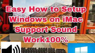 How to Setup Windows Support Sound for iMac 2010&2011