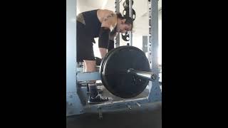 140KG/315 lb bent over rows