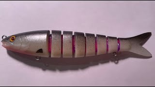 How to Paint a Scary Lookin Swimbait!!