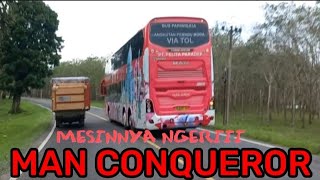 WOW NGERII SUARA MESIN DOUBLE DECKER PARADEP || MAN CONQUEROR