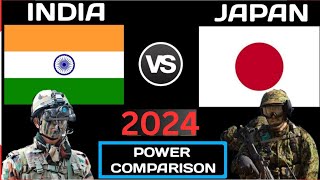 India vs Japan Military Power Comparison 2024 | Japan vs India Military Power 2024