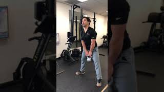 Sumo Deadlift High Pull with Kettlebell Bell