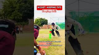 Cricket Wicket Keeping Drills😱🔥 IMPROVE WICKET-KEEPING ! #shorts #cricket #trending #shotsfeed