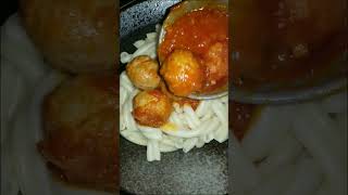 My meatballs pasta😋 #food #shorts