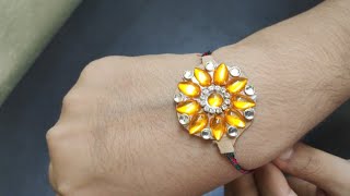 Handmade Kundan Rakhi #rakshabandhan #rakhi #kundanrakhi