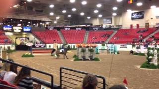 Reed Kessler & Ligist over triple oxer.