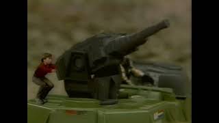 G.I. JOE OUTPOST DEFENDER, THE LAW, COBRA SURVEILLANCE PORT and Figures Commercial 1986