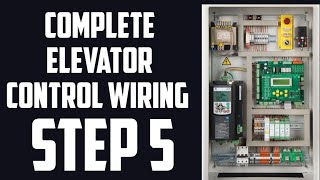 5 floor lift panel wiring/Complete parameter and control panel wiring ⚡️⚡️🏢🏗