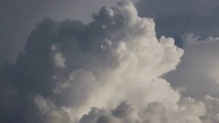 Massive Cumulonimbus Clouds Crawling Through The Sky - Sky Watch 07/29/2016