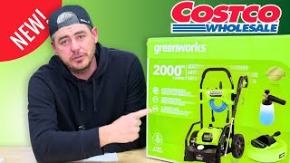 New At Costco! GREENWORKS PRESSURE WASHER With Foam Cannon And Surface Cleaner