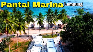 Pantai Marina Kalianda Lampung Selatan | Drone View