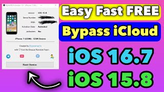 Easy Fast FREE iCloud Bypass tool iOS 15/16 | iPhone/iPad/iPod free unlock iCloud |