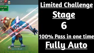 Lords mobile Grim Wolf Limited Challenge Stage 6 Fully Auto|Lords mobile Bloodllust Stage 6 Auto