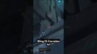 Bling Corvettes 1v1 #eveonlinegameplay #shorts #eveonline