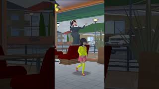 Cici Kecil Melihat Monster David cr:‪@seventosix76‬ Sakura school simulator part 3 #shorts #trending