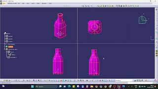 How To Make Bottle - Catia V5 Tutorials for Beginners