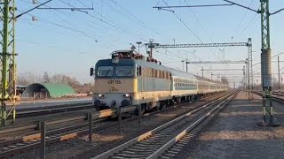 431 135 Szili érkezik Gyomára a Békés InterCity-vel.