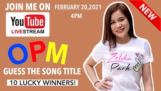 GUESS THE SONG TITLE CHALLENGE (OPM) || GIVEAWAY TIME!!