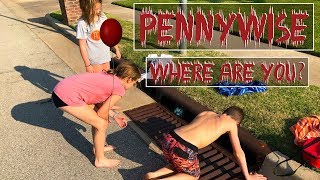 WE FOUND PENNYWISE FROM THE "IT" MOVIE!