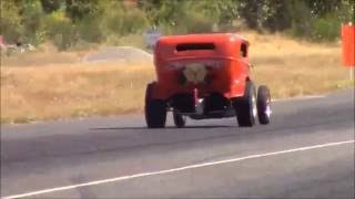 The Orange Crate 1932 Sedan Billetproof Eruption Drags 2016