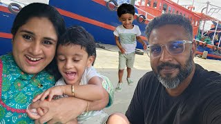 ഞങ്ങൾ BOAT ഇറക്കാനുള്ള തിരക്കിലാണ് || familyvlog || dimplerose ||