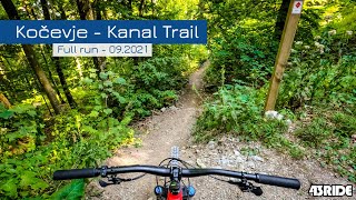 MTB trail center Kočevje - Kanal Trail - Full run - 09.2021